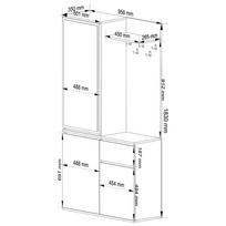 vidaus durys senukai - Prieškambario spinta Akord Entro, balta (White) - 6 nuotrauka