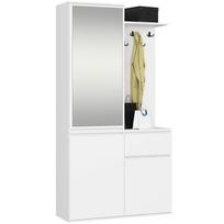 vidaus durys senukai - Prieškambario spinta Akord Entro, balta (White) - 7 nuotrauka