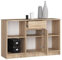 komoda 120 - Komoda NORE B17, 120 cm, ąžuolo spalvos - 8 nuotrauka