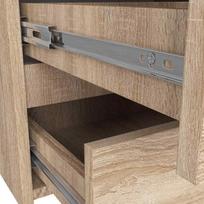 komoda akord - Komoda Akord CL100, sonoma ąžuolo, 100 cm x 35 cm x 57 cm - 4 nuotrauka