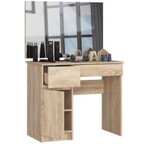 ermitazas stalai - Kosmetinis staliukas Akord Furniture Factory CLP P-2/SL, ąžuolo sp., 142 cm x 50 cm x 90 cm - 6 nuotrauka