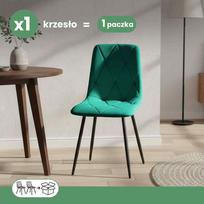 kedes valgomojo 5 - Valgomojo kėdė Akord Milo, matinė, žalia sp., 43.5 cm x 45.5 cm x 87 cm - 4 nuotrauka