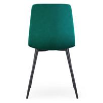 kedes valgomojo 5 - Valgomojo kėdė Akord Milo, matinė, žalia sp., 43.5 cm x 45.5 cm x 87 cm - 9 nuotrauka