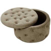 pufas daiktadeze - Pufas Akord Furniture Factory Alia, smėlinis (Beige) - 5 nuotrauka