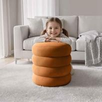 pufas daiktadeze - Pufas Akord Snuggo Teddy, rudas (Brown) - 3 nuotrauka