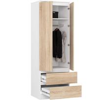 balta spinta 180 - Spinta Akord Star K60, ąžuolo, 60 cm x 51.5 cm x 180 cm - 3 nuotrauka