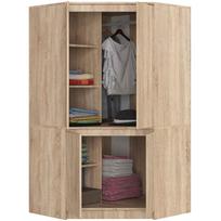 kampine spinta - Spinta Akord Furniture Factory S100 50x100x180 cm, Sonoma ąžuolo (Sonoma Oak) - 4 nuotrauka