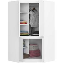 balta spinta 180 - Spinta Akord Furniture Factory S100 4D, balta (White) - 4 nuotrauka