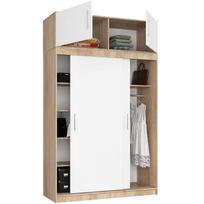 spintos 150 200 - Spinta Akord Mono, ruda/balta, 60 cm x 150 cm x 200 cm - 4 nuotrauka