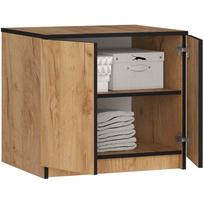 spintos spinteles - Papildoma spintos dalis Akord Furniture Factory S60 Star, ruda, 60 cm x 51 cm x 55 cm - 5 nuotrauka