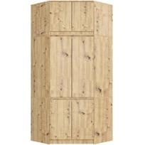 spinta skaidri - Spinta Akord S100, skaidri/rusva, 50 cm x 100 cm x 55 cm - 4 nuotrauka