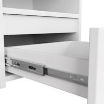 naktinis staliukas 35 x 35 - Naktinis staliukas Akord CL1, baltas (White) - 2 nuotrauka