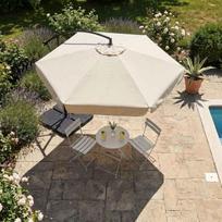 sodo sketis 300 cm - Sodo skėtis Fancy Garden Cynia, smėlio (Sand), 300 cm - 2 nuotrauka
