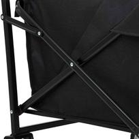 sodo sulankstomas karutis - Sulankstomas sodo karutis Fancy Garden Tyrs, metalas, juodas (Black), 145 l - 6 nuotrauka
