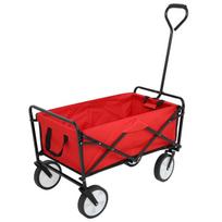 sulankstomas vezimelis - Sulankstomas sodo karutis Fancy Garden Tyrs, metalas, raudona sp., 145 l - 9 nuotrauka