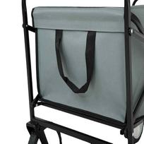 sulankstomas vezimelis - Fancy Garden Tyrs Sulankstomas sodo karutis 145L Pilkas (Grey) - 4 nuotrauka