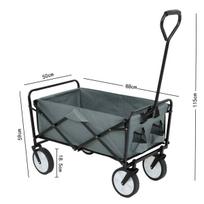 sulankstomas vezimelis - Fancy Garden Tyrs Sulankstomas sodo karutis 145L Pilkas (Grey) - 8 nuotrauka