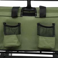 kelioninis vezimelis - Sulankstomas sodo karutis Fancy Garden Tyrs, metalas, žalias (Green), 145 l - 2 nuotrauka