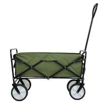 kelioninis vezimelis - Sulankstomas sodo karutis Fancy Garden Tyrs, metalas, žalias (Green), 145 l - 6 nuotrauka