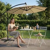 ermitazas stalai - Lauko baldų komplektas Fancy Garden Orion, šviesiai pilka, 2 vietų - 3 nuotrauka