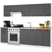 akord oliwia - Pakabinama virtuvės spintelė Akord Oliwia W30 H720, pilka (Gray) - 3 nuotrauka