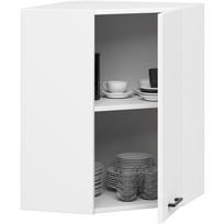 olivia virtuve - Kampinė pakabinama virtuvės spintelė Akord Furniture Factory Oliwia H720, balta (White) - 7 nuotrauka