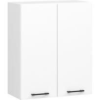 olivia virtuve - Virtuvinių spintelių komplektas NORE OLIVIA H720, 240 cm, balta/betono (White/Concrete) - 5 nuotrauka
