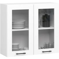 olivia virtuve - Virtuvinių spintelių komplektas NORE OLIVIA H720, 240 cm, balta/betono (White/Concrete) - 6 nuotrauka