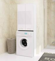 akord fin - Spintelė virš skalbimo mašinos Akord Furniture Factory FIN 180, balta (White) - 3 nuotrauka