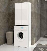 akord fin - Spintelė virš skalbimo mašinos Akord Furniture Factory FIN 180, balta (White) - 4 nuotrauka