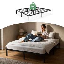 metaline lova 160x200 - Lova Metalinis lovos rėmas, 160x200 cm, juodas (Black) - 4 nuotrauka