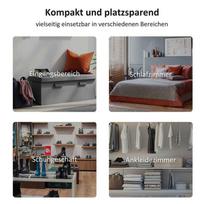 miegamojo lovos suoliukas - HOMCOM Suoliukas, pilkas (Grey), 102 cm x 36 cm x 51 cm - 4 nuotrauka
