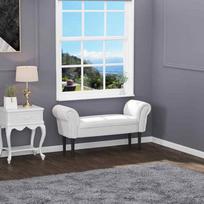 miegamojo lovos suoliukas - HOMCOM Suoliukas, pilkas (Grey), 102 cm x 36 cm x 51 cm - 9 nuotrauka