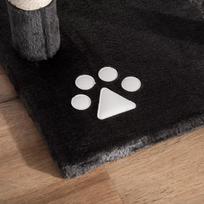 kaciukai medis - PawHut draskyklė katėms, 240-260 cm, tamsiai pilka (Dark Grey) - 2 nuotrauka