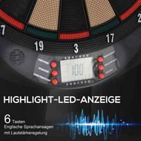 elektroninis smiginis - HOMCOM Elektroninė Smiginio Lenta Su Strėlytėmis Ir Galvutėmis Įvairiaspalvis (Multicolor) - 7 nuotrauka