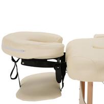 masazo foteliai - Fotelis HOMCOM Masažo stalas, kreminė (Cream) - 3 nuotrauka