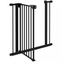 metalas varteliai - PawHut Apsauginiai varteliai šunims, 74-80 cm, juodas (Black) - 3 nuotrauka