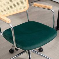 biuro kede tinkline - Biuro kėdė VLX Mesh Fabric 289514, žalia - 3 nuotrauka