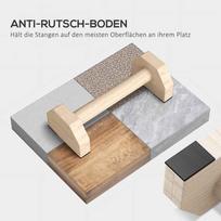 atsispaudimu rankenos - SPORTNOW Push-Up Handles 2, Medinės (Wood) - 6 nuotrauka