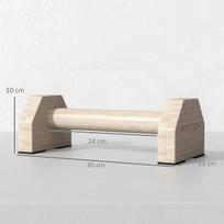 atsispaudimu rankenos - SPORTNOW Push-Up Handles 2, Medinės (Wood) - 8 nuotrauka