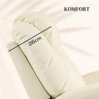 masazinis kreslas relax - Fotelis HOMCOM Relax, kreminė balta (Cream White) - 4 nuotrauka