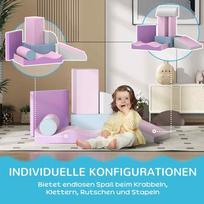 minkstos kaladeles - Homcom Putų kaladėlės 7 vnt. (Daugiaspalvės) - 6 nuotrauka