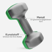 hanteliai 2 x 5 kg - SPORTNOW Hantelių rinkinys 6 hanteliai su sulankstomu hantelių stovu, 2 x 1 kg, 2 x 3 kg, 2 x 5 kg hanteliai, kettlebell fitnesui, gimnastikai, namuose - 5 nuotrauka