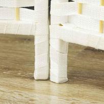 homcom sulankstomas - HOMCOM Kambario pertvara, 4 dalių, balta (White) - 2 nuotrauka