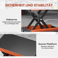 automobilio keltuvas - HOMCOM motociklo keltuvas hidraulinis, 500 kg (modelis nenurodytas) - 4 nuotrauka