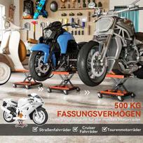 automobilio keltuvas - HOMCOM motociklo keltuvas hidraulinis, 500 kg (modelis nenurodytas) - 6 nuotrauka