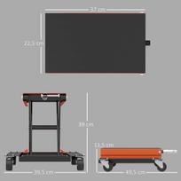 automobilio keltuvas - HOMCOM motociklo keltuvas hidraulinis, 500 kg (modelis nenurodytas) - 8 nuotrauka