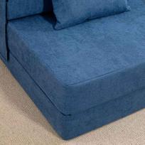 miegamasis fotelis pigu - Fotelis HOMCOM 3-in-1, tamsiai mėlynas (Dark Blue) - 2 nuotrauka