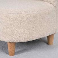 fotelis smelio spalvos - Fotelis AIYAPLAY Vaikiškas, smėlinis (Beige) - 3 nuotrauka