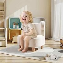 fotelis smelio spalvos - Fotelis AIYAPLAY Vaikiškas, smėlinis (Beige) - 9 nuotrauka